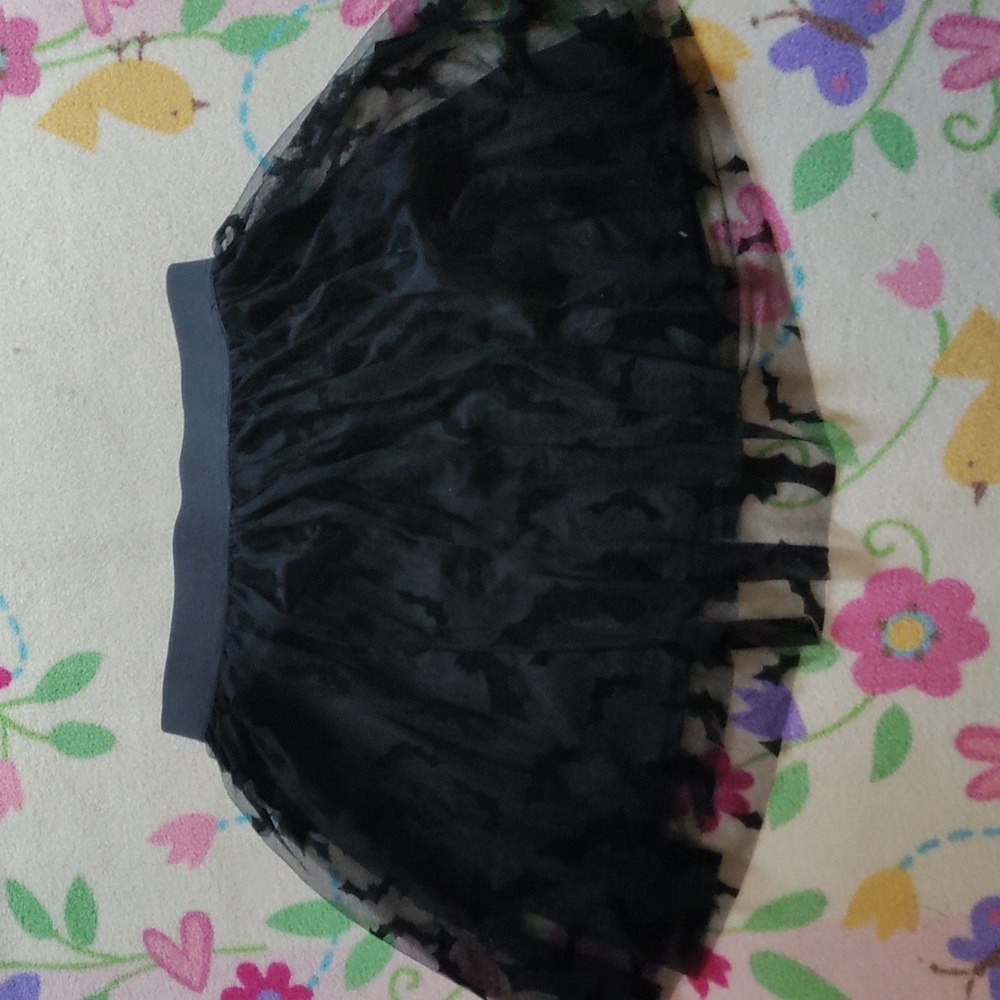 Velvety Bat Miniskirt